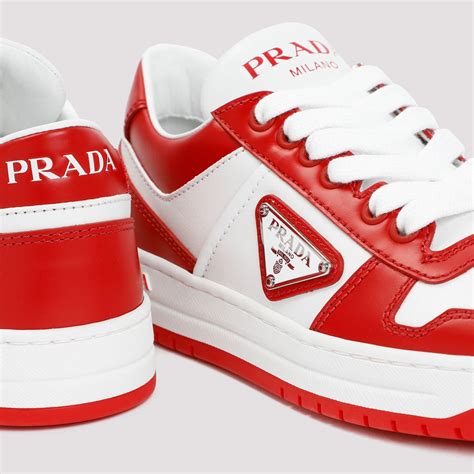 prada shoes red bottom|red and white prada shoes.